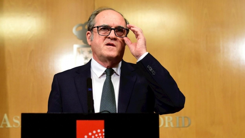 El portavoz socialista en la Asamblea de Madrid y candidato a la Presidencia de la Comunidad, Ángel Gabilondo, el pasado 10 de marzo de 2021.