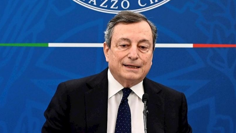 Imagen de archivo de Mario Draghi, presidente del Consejo de Ministros de Italia. - EFE