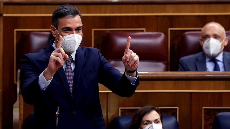 El presidente del Gobierno, Pedro Sánchez