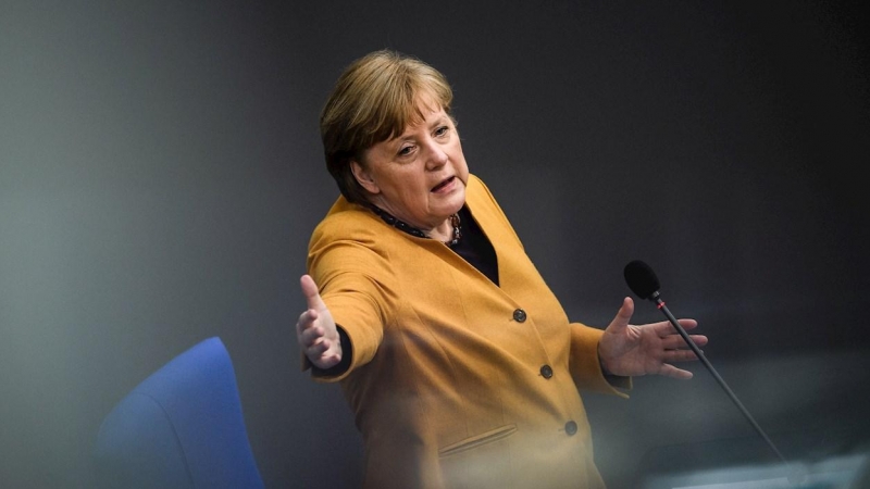 La canciller alemana, Angela Merkel, este miércoles