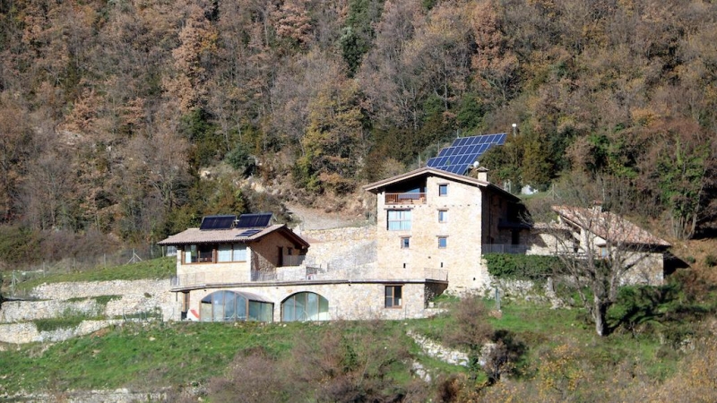 Una casa rural de Cercs, al Berguedà.