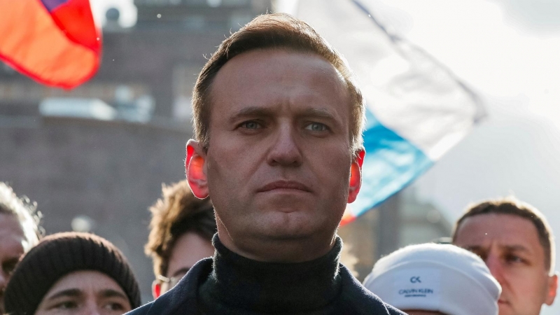 El líder de la oposición rusa, Navalni, el pasado 29 de febrero
