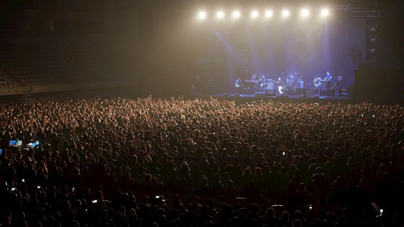 Love of Lesbian, en el palau Sant Jordi de Barcelona.