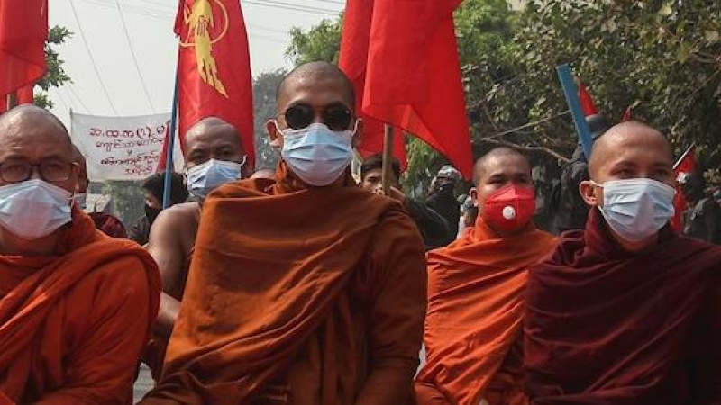 Protestas Myanmar.
