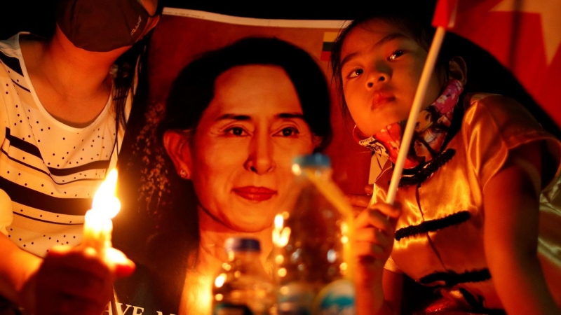 Protestas myanmar.