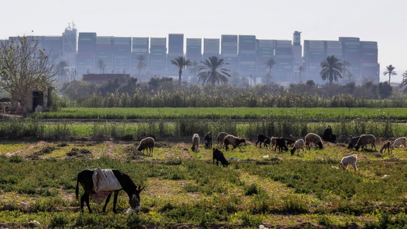 El buque Ever Given es desencallado tras casi una semana de bloqueo del canal de Suez