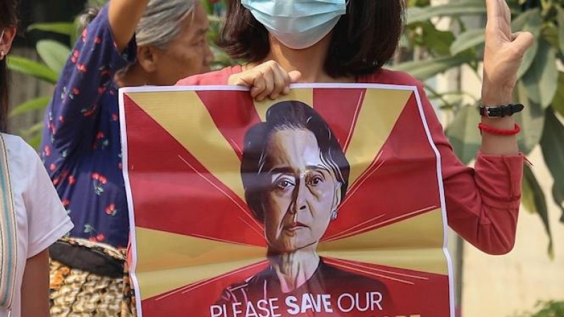 Protestas myanmar