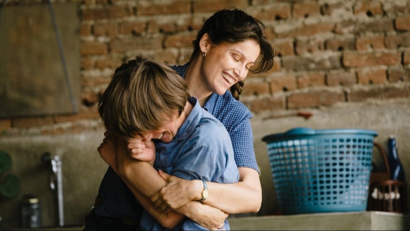 Luc Bruchez y Laetitia Casta