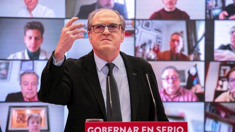 El candidato socialista para la presidencia de la Comunidad de Madrid, Ángel Gabilondo.