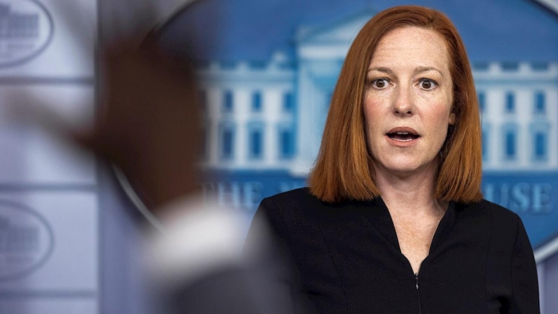 La portavoz de la Casa Blanca, Jen Psaki.