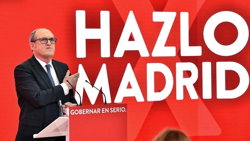El candidato socialista a la Comunidad de Madrid, Ángel Gabilondo, presenta la campaña de su partido para las elecciones del 4M. EFE/ PSOE / J.L. Recio