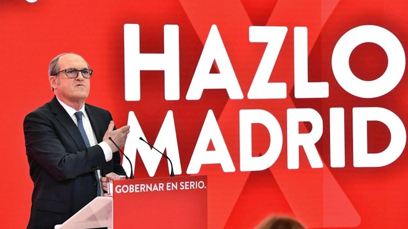 El candidato socialista a la Comunidad de Madrid, Ángel Gabilondo, presenta la campaña de su partido para las elecciones del 4M. EFE/ PSOE / J.L. Recio