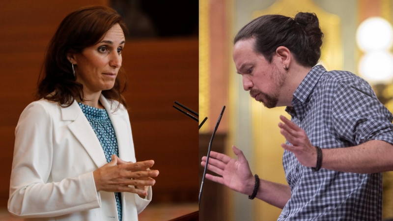 Mónica García y Pablo Iglesias.