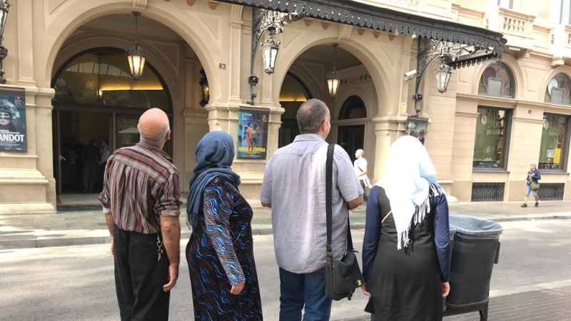 Membres d'un tàndem de Barcelona de sortida cultural al Liceu gràcies a Apropa Cultura