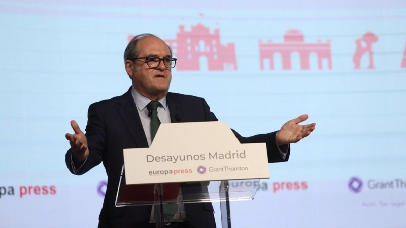 El candidato del PSOE a la Presidencia de la Comunidad de Madrid, Ángel Gabilondo.