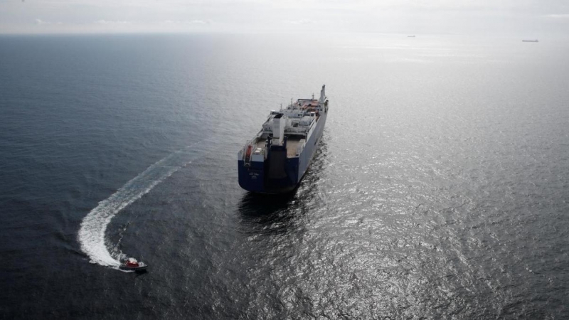 Barco de la naviera Bahri