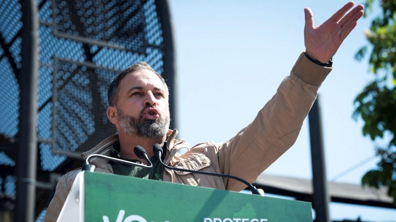 El presidente de Vox, Santiago Abascal.