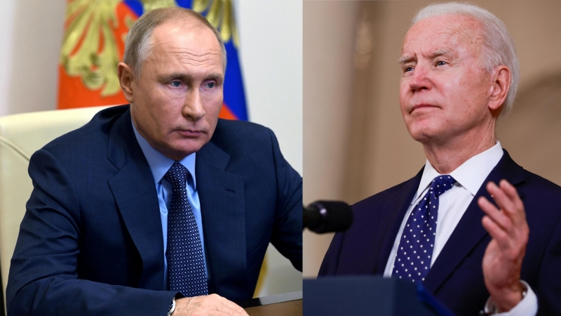 Imágenes de archivo de Putin y Biden, presidentes de Rusia y EEUU respectivamente. - Reuters