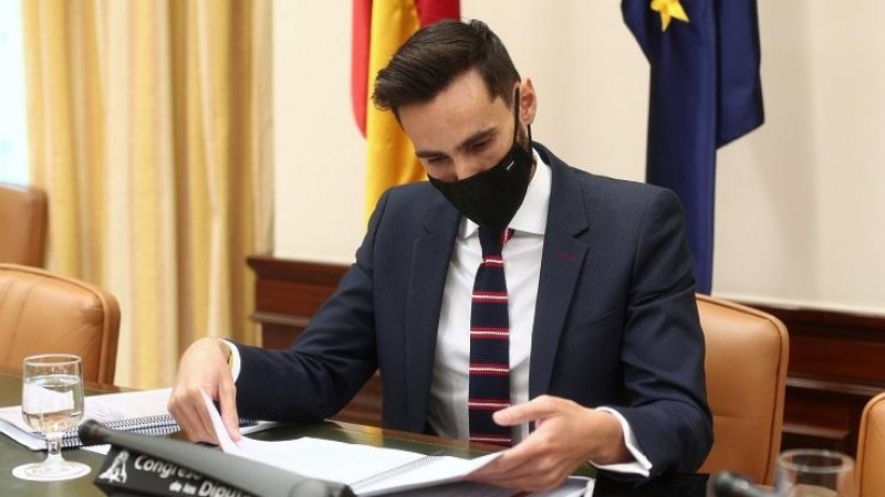 El secretario de Estado de Seguridad, Rafael Pérez, durante su comparecencia en la Comisión de Interior en el Congreso de los Diputados, en Madrid (España), a 30 de septiembre de 2020.