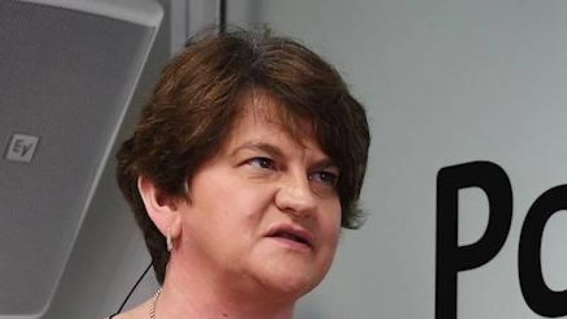 Arlene Foster. Foto de archivo.