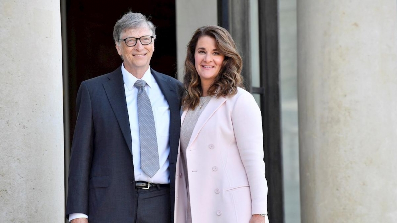 Bill y Melinda Gates.