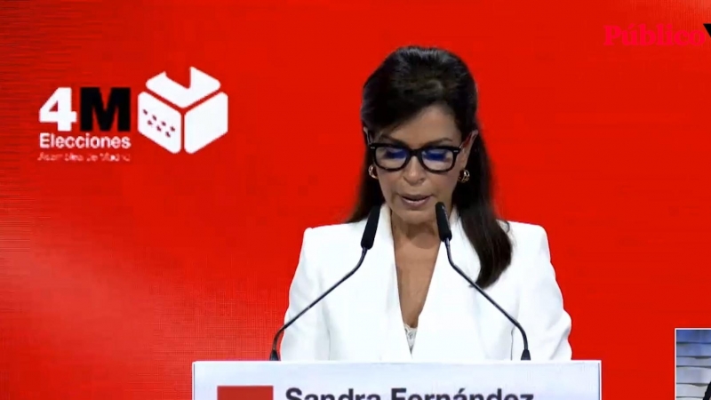 Rueda de prensa Sandra Fernández