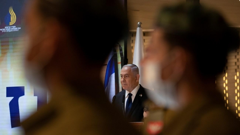 El primer ministro israelí en funciones, Benjamín Netanyahu, en una imagen de archivo del pasado 14 de abril.