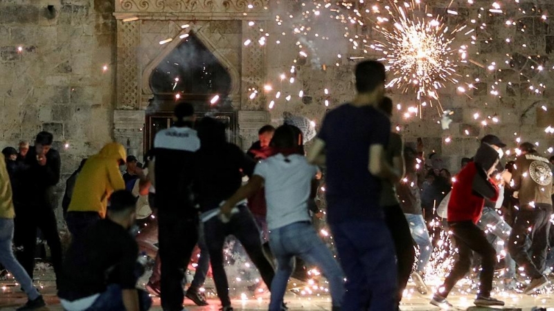 Disturbios en el este de Jerusalén.