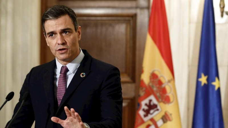 El presidente del Gobierno, Pedro Sánchez, en su visita a Grecia.