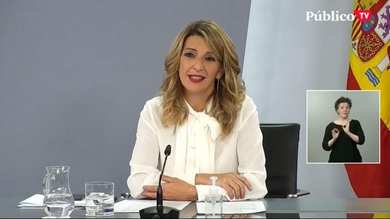 Yolanda Díaz, tras la aprobación de la ley rider: 'No queremos móviles que nos penalicen'