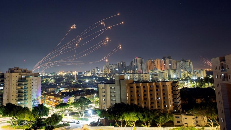 Imágenes de los ataques en Israel y Palestina.