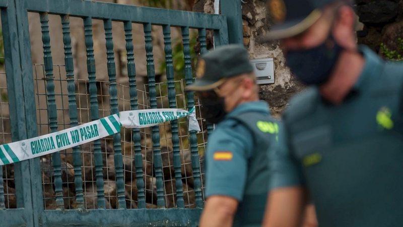 La Guardia Civil efectuó este lunes un registro con perros en la casa del padre de las niñas Anna y Olivia, desaparecidas en Tenerife.