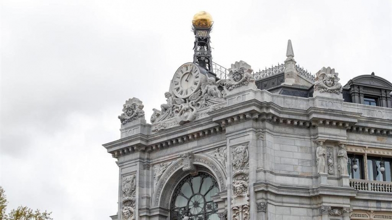 Fachada del Banco de España, en Madrid. E.P./Óscar J.Barroso