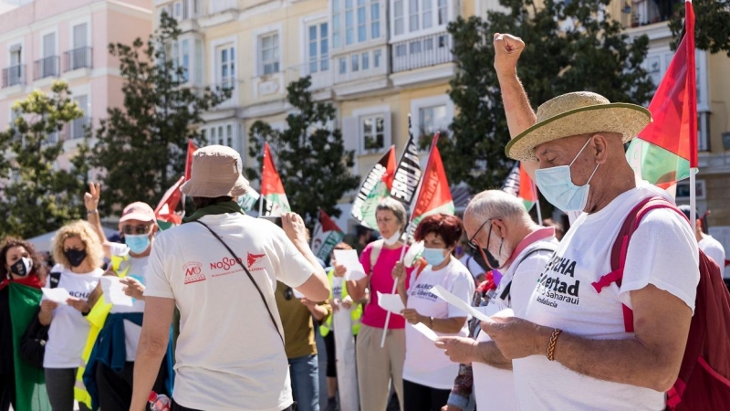 Arranca la Marcha por el Sahara Libre en Cádiz.
