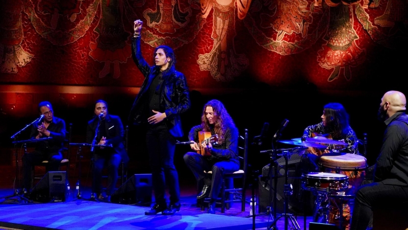 Una imatge del concert de Tomatito al Palau de la Música.
