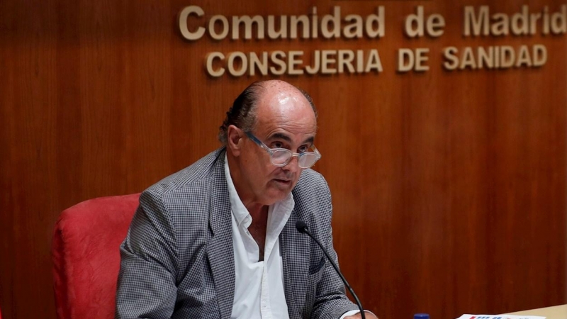El viceconsejero de Salud Pública y Plan COVID-19 de la Comunidad de Madrid, Antonio Zapatero.