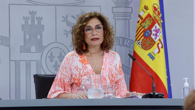 La portavoz del Gobierno, María Jesús Montero.