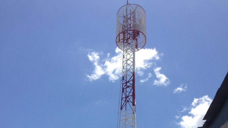 Torre de telecomunicaciones de Telxius, filial de Telefónica, en Perú.