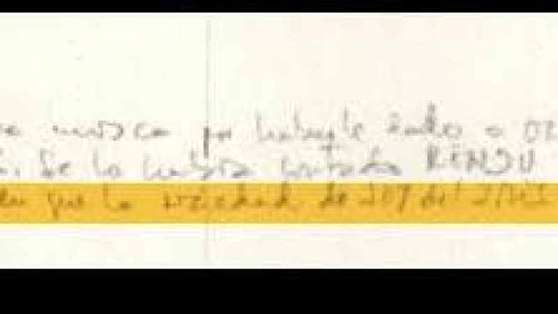 Anotación en una agenda de Villarejo en la que se refiere a la sociedad panameña de Adrián de la Joya y a Ignacio González.