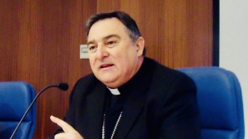 El obispo de la Diócesis de Canarias, José Mazuelos, en una imagen de archivo.