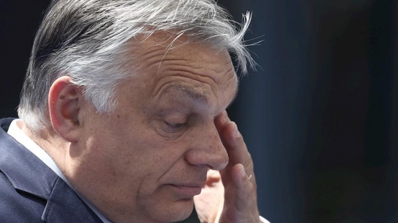 El primer ministro de Hungría, Viktor Orban, llega para una cumbre de la OTAN en la sede de la Organización del Tratado del Atlántico Norte (OTAN) en Bruselas, Bélgica, el 14 de junio de 2021.