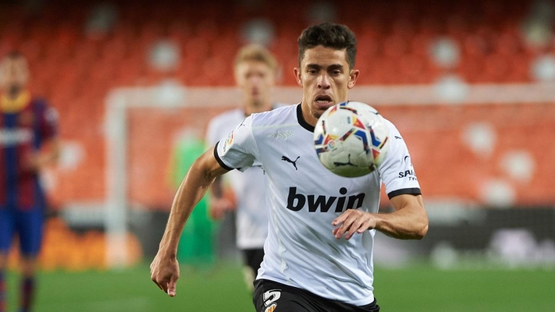 El jugador del Valencia CF Gabriel Paulista