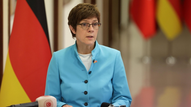 Imagen de archivo de la ministra de Defensa de Alemania, Annegret Kramp-Karrenbauer. - REUTERS