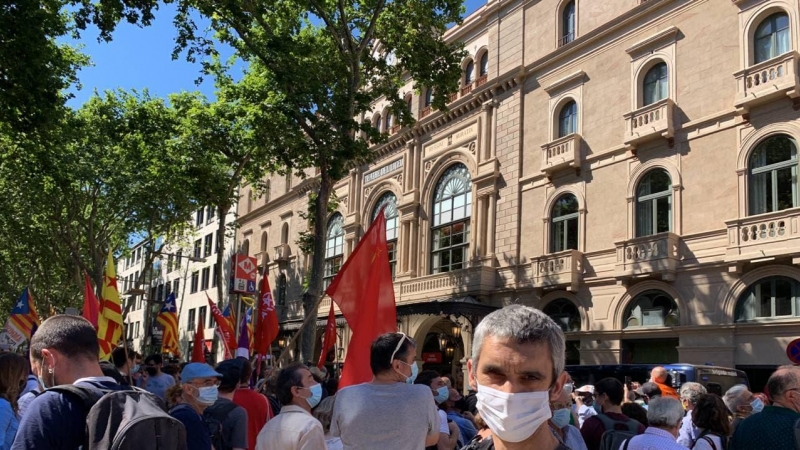 Roger Español a la protesta.