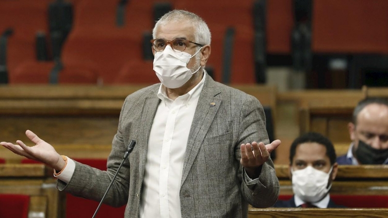 El líder de Cs en el Parlament, Carlos Carrizosa.