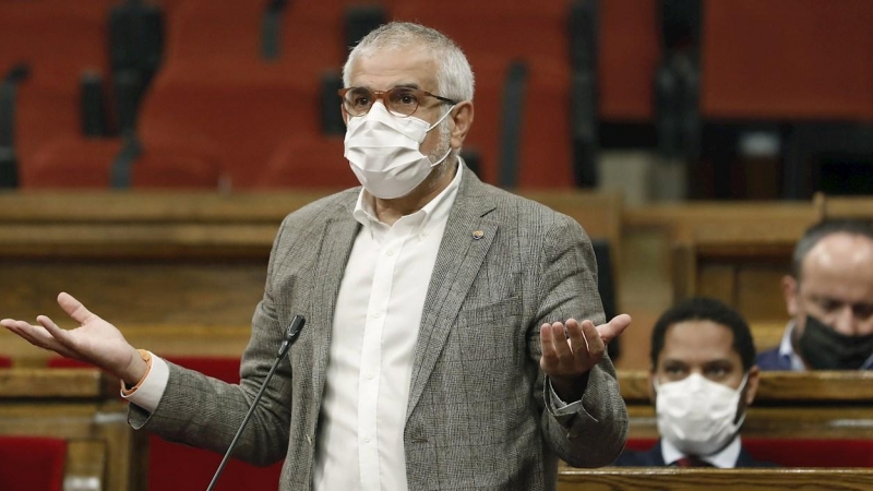 El líder de Cs en el Parlament, Carlos Carrizosa.