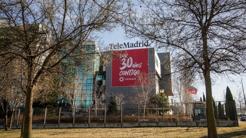 Edificio de Telemadrid, en una imagen de archivo.