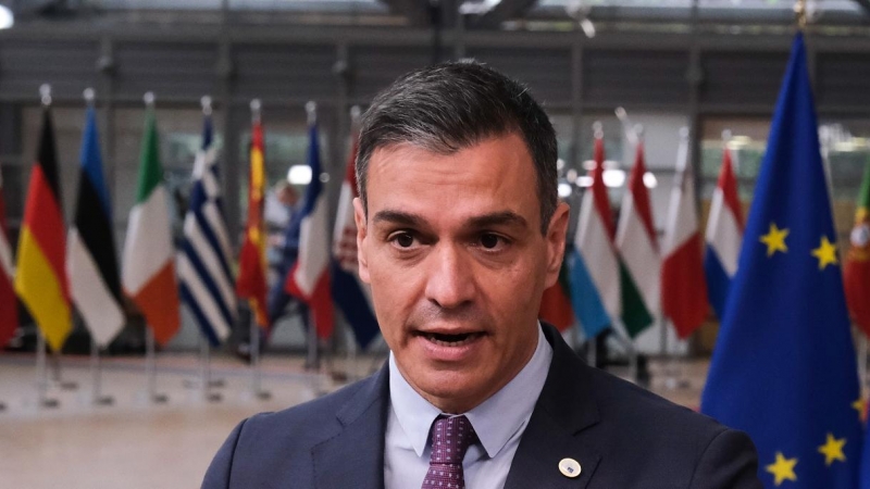 El presidente del Gobierno, Pedro Sánchez