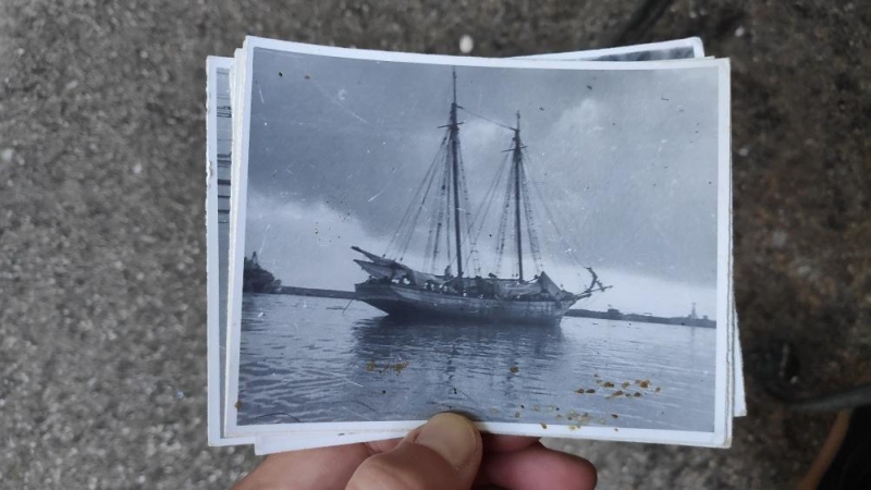 El velero 'Nuevo Adán' zarpa desde Gran Canaria rumbo a Venezuela en 1955.