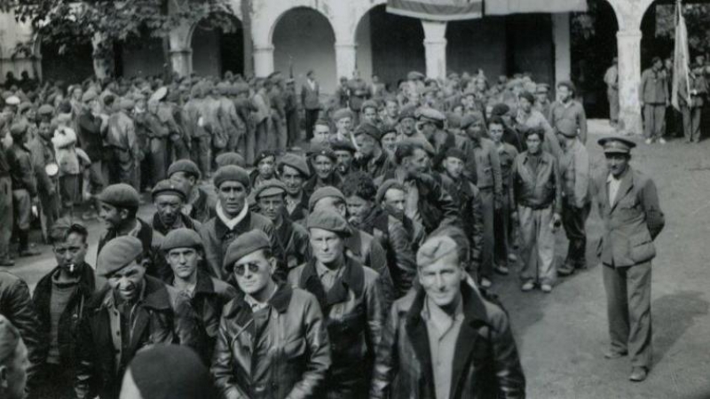 La despedida de las Brigadas Internacionales en l’Espluga de Francolí (Tarragona). - Henry Buckley / Generalitat de Catalunya